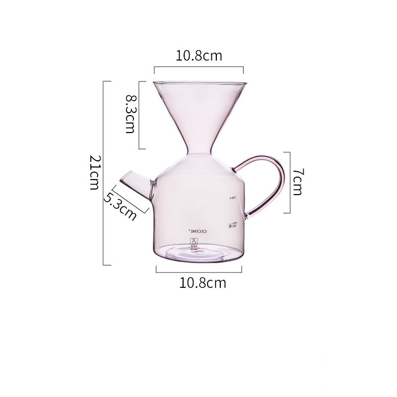 Household Glass All-in-one Pour-over Coffee Maker Set