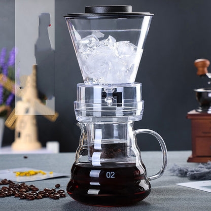 Ice Drip Coffee Pot, Glass Coffee Pot, Cold Brew Pot, Coffee Sharing Pot, Drip Type Ice Brew Coffee Machine