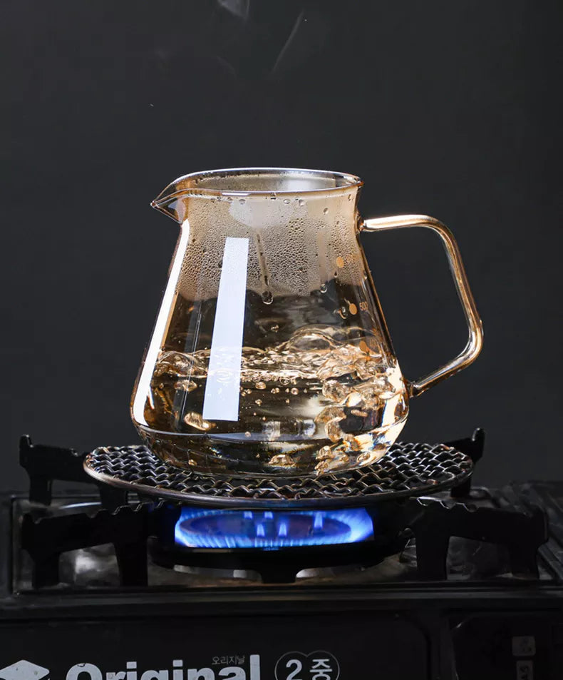 Coffee Pot Set & Funnel Drip Coffee Set V02 #Glass #600ml