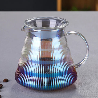 Coffee Pot Set & Funnel Drip Coffee Set V02 #Glass #600ml