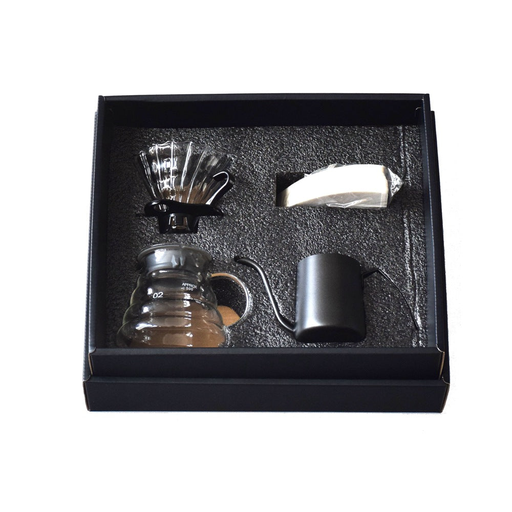 Hand Coffee Utensil Set Glass Filter Cup Cloud Pot Filter Paper